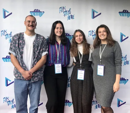 Student Winners at the Film Festival