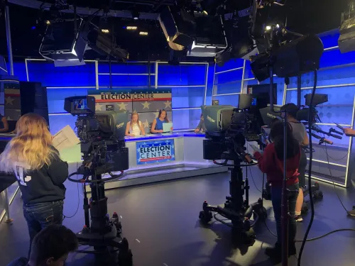 photo of the ithaca college television studio
