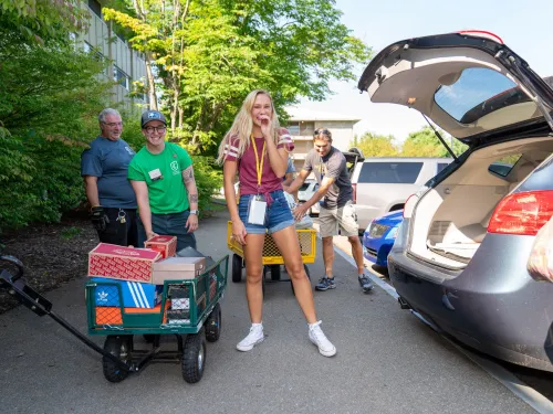 Ithaca College move-in 